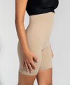 SHORT AMINCISSANT TAILLE HAUTE NUDE